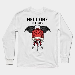 Hellfire Club - D20 with Wings- Hawkins Long Sleeve T-Shirt